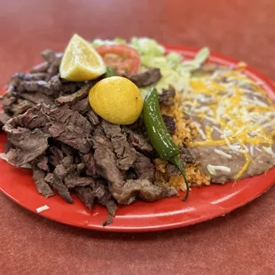 Carne Asada Plate