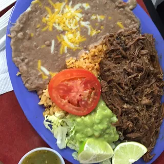 Barbacoa Plate