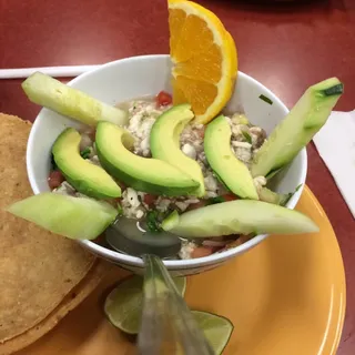 Tostada de Ceviche