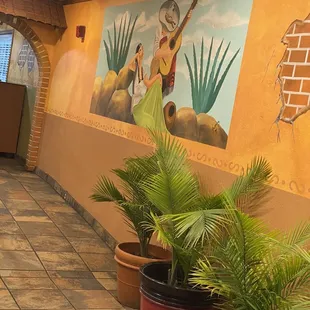 The entry way at Los Sauces.