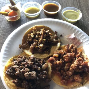 Al Pastor, Carne, Asada, and Pollo