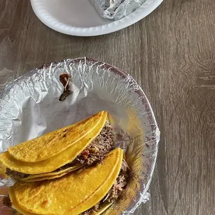 Birria Tacos Burritos