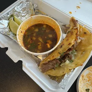 There are three in the combo, but only got a pic of one left. Very flavorful!