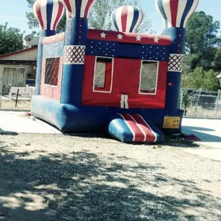 We have a Fourth of July jumper available for this weekend. Call us to get it rented for the Fourth of July.