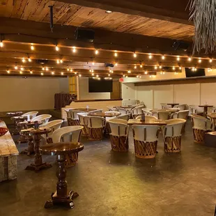 Upstairs space for parties, weddings and other events