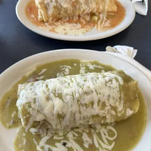 Red and Green Burrito