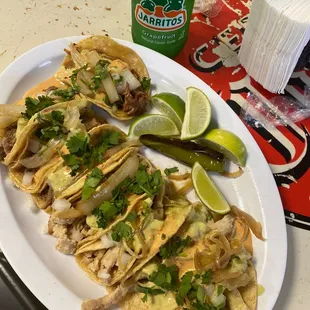 Barbacoa, chicken, and brisket