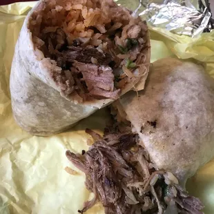 Carnitas Mexicana Burrito