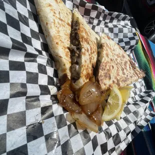 Our savory and flavorful quesadillas!