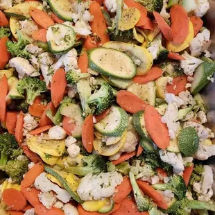 Grilled veggies 
Vegetables asados