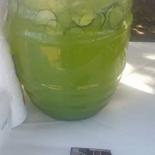Cucumber agua fresca