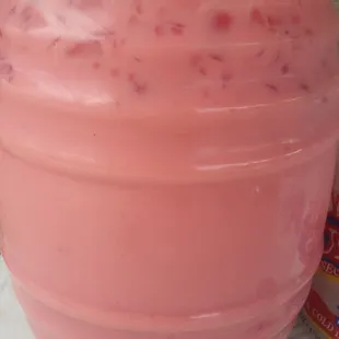 Strawberry horchata