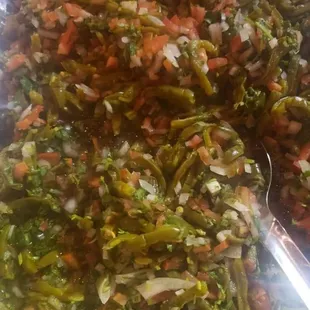 Cactus salad
Ensalada de nopal