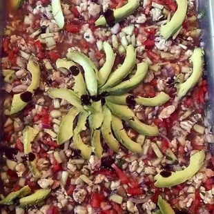 Shrimp ceviche 
Ceviche de camarón