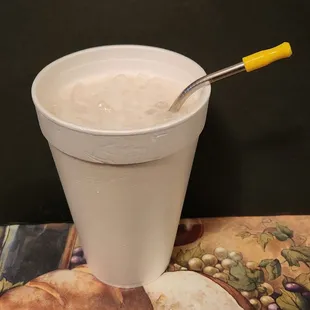Agua de horchata.