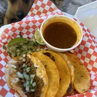 5 Regular Birria Tacos
