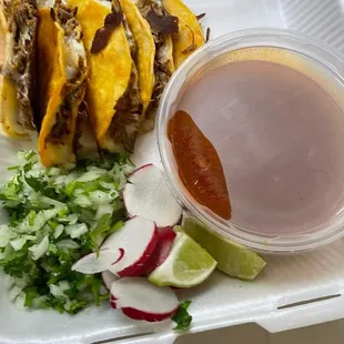 5 small birria tacos only 10 dollars