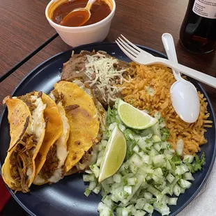 #7 (3) 3 Birria tacos