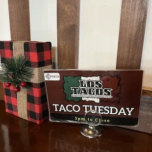 Taco Tuesday (after 5pm)