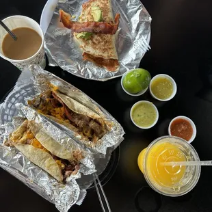 burritos and wraps, food