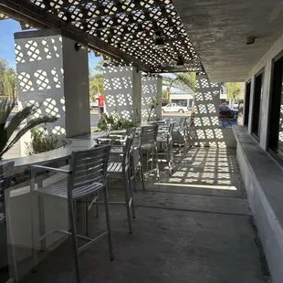 Outdoor patio dining