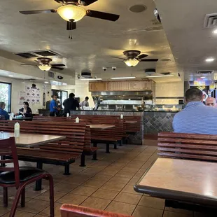 Inside dining clean