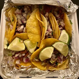 Tacos de Asada, Al Pastor y Lengua