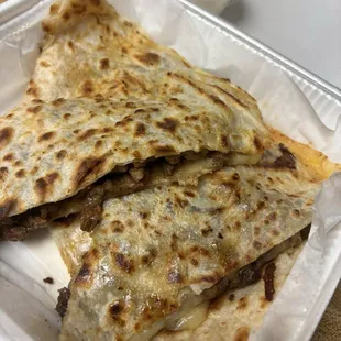 Carne asada quesadilla