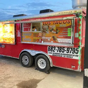 The front of the trailer