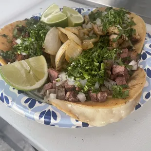 Tacodillas- a mini corn quesadilla served as a taco