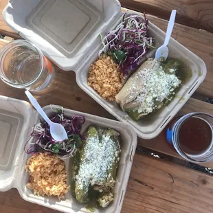 Tamales Plate.... That sauce! Fluffy rice. This is damn good. Get it!