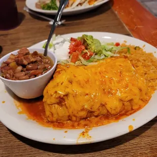 Chimichanga w/ pastor filling