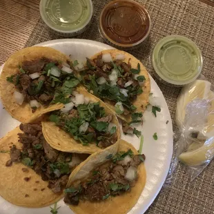 Carne asada tacos