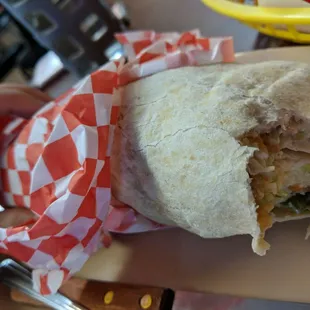 Veggie burrito