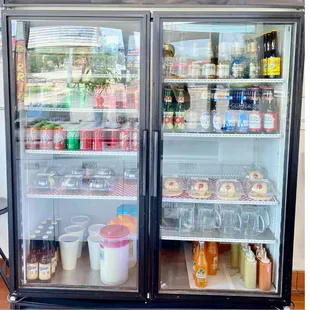 Beer, Sodas, Dessert, and our fresh aguas frescas