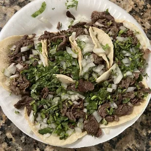 Carne asada tacos