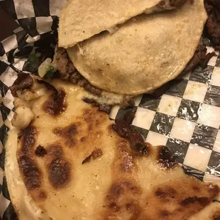 Mulitas and gobernador tacos are delish!