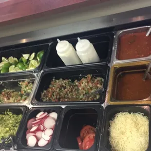 Create your own taco