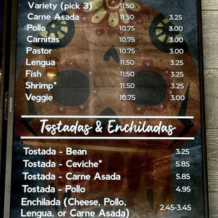 Menu items and prices as of 04/10/24