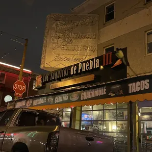 Front of the restaurant