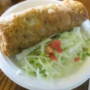 The Best Veggie Chimichanga