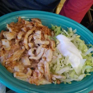 Some chicken dish that was really good!