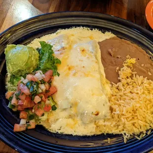 Spinach enchiladas