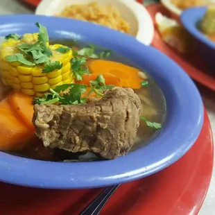 Caldo de res for the cold weather.