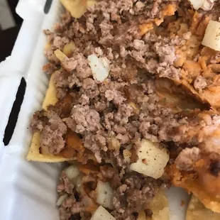 Dry old meat I wouldn't even serve my dogs