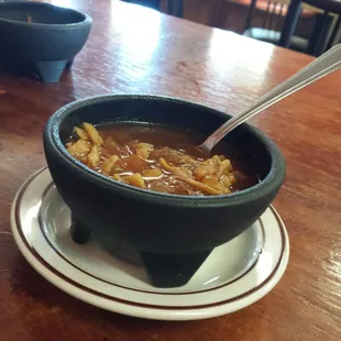 Soup before the entree