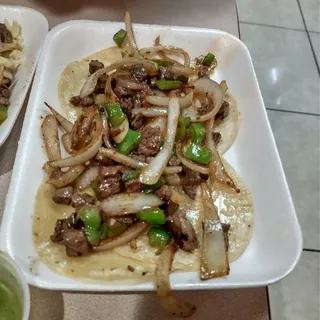 Alambre sin Queso Tacos