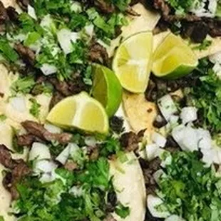 two tacos on a plate