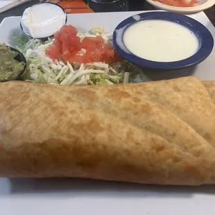 Xxl Chimichanga The best dish in the house