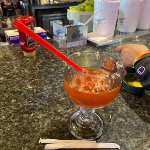 a glass of orange juice